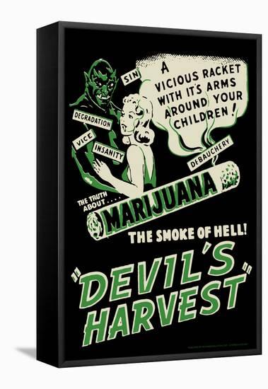 Devil's Harvest Movie by Retro-A-Go-Go Poster-null-Framed Stretched Canvas