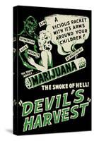 Devil's Harvest Movie by Retro-A-Go-Go Poster-null-Stretched Canvas