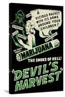 Devil's Harvest Movie by Retro-A-Go-Go Poster-null-Stretched Canvas