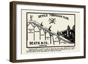 Devil's Toboggan Slide-George F. Hunting-Framed Art Print