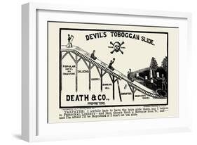 Devil's Toboggan Slide-George F. Hunting-Framed Art Print