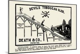 Devil's Toboggan Slide-George F. Hunting-Mounted Art Print