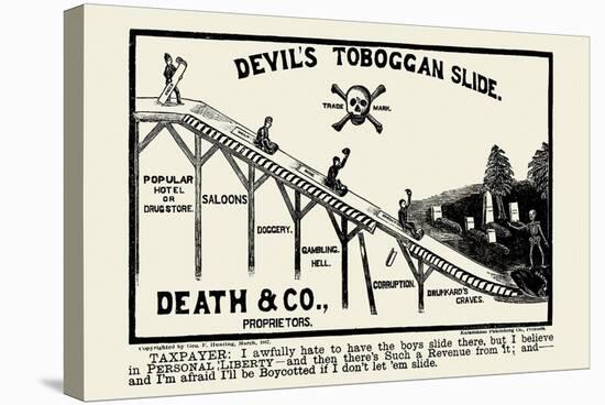 Devil's Toboggan Slide-George F. Hunting-Stretched Canvas