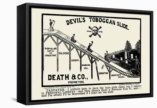 Devil's Toboggan Slide-George F. Hunting-Framed Stretched Canvas