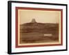 Devil's Tower and Mo. Buttes. Ryan's Ranch in Foreground, 2 Miles from Camera to Tower-John C. H. Grabill-Framed Giclee Print