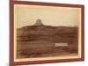 Devil's Tower and Mo. Buttes. Ryan's Ranch in Foreground, 2 Miles from Camera to Tower-John C. H. Grabill-Mounted Giclee Print