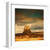 Devil's Tower at Dusk-null-Framed Art Print