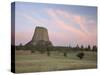 Devil's Tower at Sunset, Devil's Tower National Monument, Wyoming-James Hager-Stretched Canvas