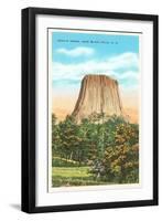 Devil's Tower, Black Hills, South Dakota-null-Framed Art Print