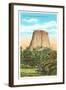 Devil's Tower, Black Hills, South Dakota-null-Framed Art Print