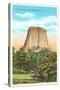 Devil's Tower, Black Hills, South Dakota-null-Stretched Canvas