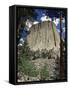 Devil's Tower, Devil's Tower National Monument, Wyoming, United States of America, North America-James Emmerson-Framed Stretched Canvas