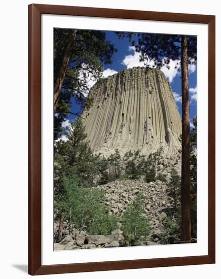 Devil's Tower, Devil's Tower National Monument, Wyoming, United States of America, North America-James Emmerson-Framed Photographic Print