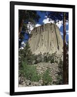 Devil's Tower, Devil's Tower National Monument, Wyoming, United States of America, North America-James Emmerson-Framed Photographic Print