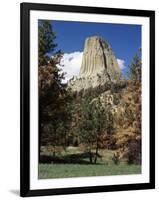 Devil's Tower, Devil's Tower National Monument, Wyoming, United States of America, North America-James Emmerson-Framed Photographic Print