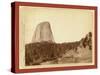 Devil's Tower. Devil's Tower or Bear Lodge. (Mato [I.E. Mateo] Tepee of the Indians)-null-Stretched Canvas