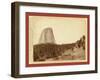 Devil's Tower. Devil's Tower or Bear Lodge. (Mato [I.E. Mateo] Tepee of the Indians)-null-Framed Giclee Print