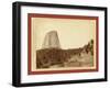 Devil's Tower. Devil's Tower or Bear Lodge. (Mato [I.E. Mateo] Tepee of the Indians)-null-Framed Giclee Print