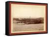 Devil's Tower. from Little Missouri Buttes 4 Miles Distant-John C. H. Grabill-Framed Stretched Canvas