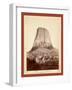 Devil's Tower. from W[Est] Side Showing Millions of Tons of Fallen Rock. Tower 800 Feet High from i-John C. H. Grabill-Framed Giclee Print