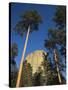 Devil's Tower National Monument at Dusk, Hulett, Wyoming, USA-Walter Bibikow-Stretched Canvas