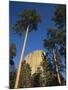 Devil's Tower National Monument at Dusk, Hulett, Wyoming, USA-Walter Bibikow-Mounted Premium Photographic Print