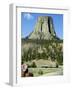 Devil's Tower National Monument, Wyoming, USA-Ethel Davies-Framed Photographic Print