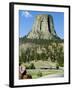 Devil's Tower National Monument, Wyoming, USA-Ethel Davies-Framed Photographic Print