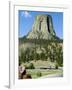 Devil's Tower National Monument, Wyoming, USA-Ethel Davies-Framed Photographic Print