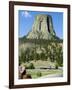 Devil's Tower National Monument, Wyoming, USA-Ethel Davies-Framed Photographic Print