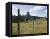 Devil's Tower National Monument, Wyoming, USA-Michael Snell-Framed Stretched Canvas