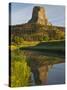 Devil's Tower National Monument, Wyoming, Usa-Larry Ditto-Stretched Canvas