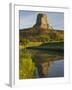 Devil's Tower National Monument, Wyoming, Usa-Larry Ditto-Framed Photographic Print