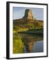 Devil's Tower National Monument, Wyoming, Usa-Larry Ditto-Framed Photographic Print