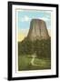 Devil's Tower, Sundance, Wyoming-null-Framed Art Print