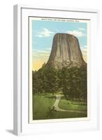 Devil's Tower, Sundance, Wyoming-null-Framed Art Print