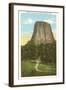 Devil's Tower, Sundance, Wyoming-null-Framed Art Print