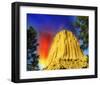 Devil's Tower Wyoming-null-Framed Art Print