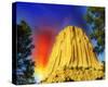 Devil's Tower Wyoming-null-Stretched Canvas