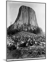 Devil's Tower, Wyoming-John C.H. Grabill-Mounted Photographic Print
