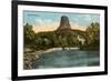 Devil's Tower, Wyoming-null-Framed Premium Giclee Print