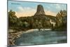 Devil's Tower, Wyoming-null-Mounted Art Print