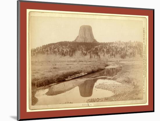 Devil's Tower-John C. H. Grabill-Mounted Giclee Print