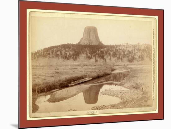 Devil's Tower-John C. H. Grabill-Mounted Giclee Print