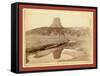 Devil's Tower-John C. H. Grabill-Framed Stretched Canvas