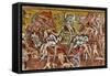 Devil with Goyesque Scene from Hell-null-Framed Stretched Canvas