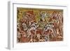 Devil with Goyesque Scene from Hell-null-Framed Art Print