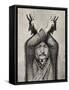 Devil Worship, from 'The Freemason', by Eugen Lennhoff, Published 1932-null-Framed Stretched Canvas