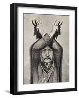 Devil Worship, from 'The Freemason', by Eugen Lennhoff, Published 1932-null-Framed Giclee Print