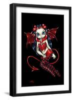 Devilish Fairy - Devil Fairy-Jasmine Becket-Griffith-Framed Art Print